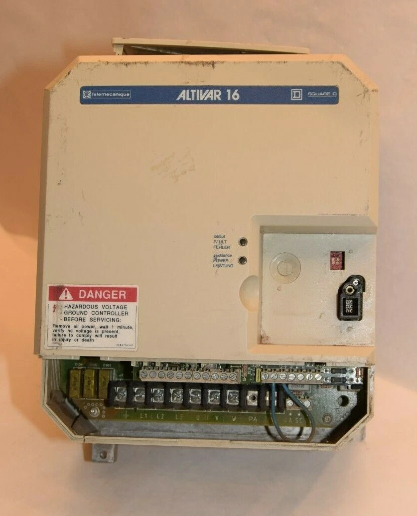 Used SQUARE D ATV16U54N4 4hp 3kW 400/500V 3Phase 9.2/7.9A AC Drive