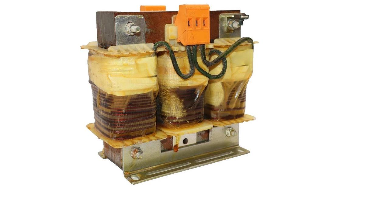 Used Lenze EZN3A0300H013 , 3x3mH 10% 500V 13A Mains Filter Reactor