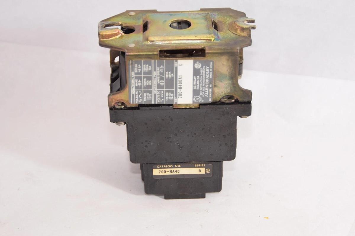 Used ALLEN BRADLEY 700-N400A1 Series C 120V Coil Control Relay