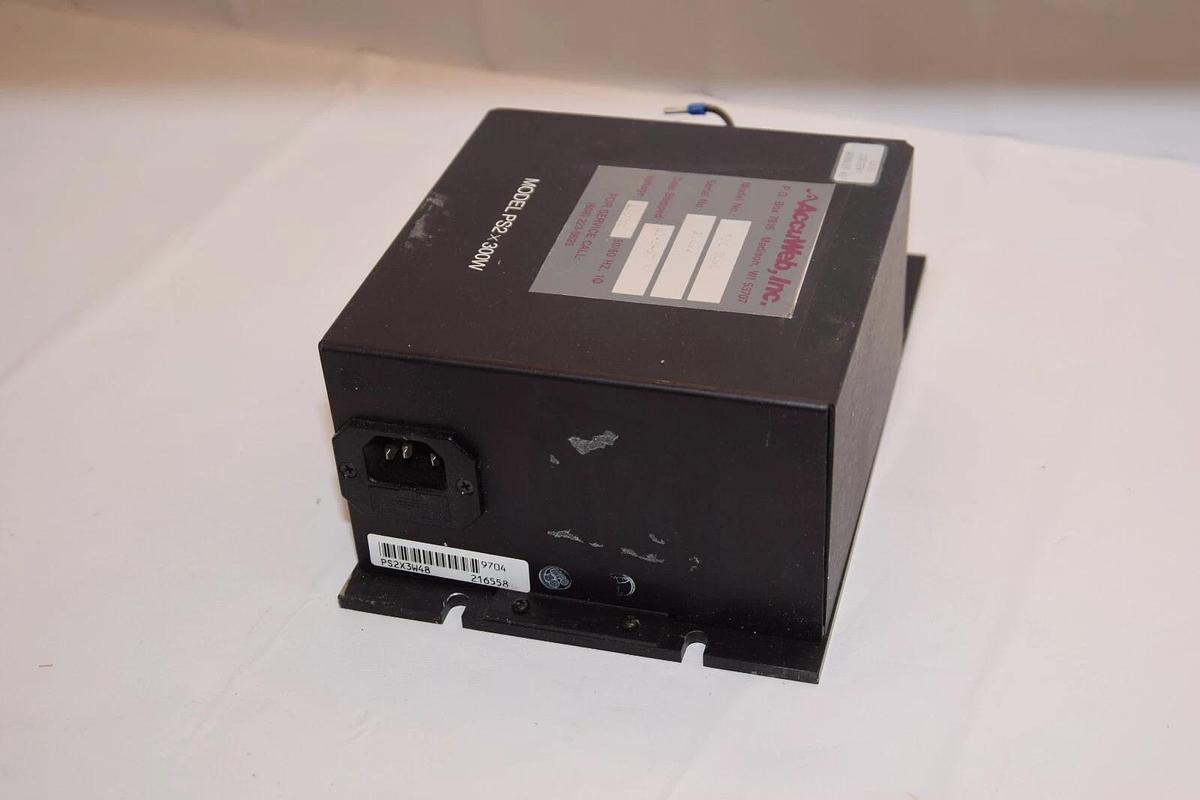 Used ACCUWEB INC PAC 3098 PAC3098 115V 50/60Hz Power Supply