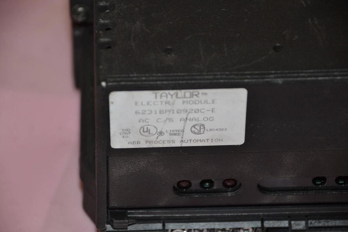 Used TAYLOR ABB 6231BP10930D-K 6231BP10930DK 6231BP10920C-E ANALOG MODULE