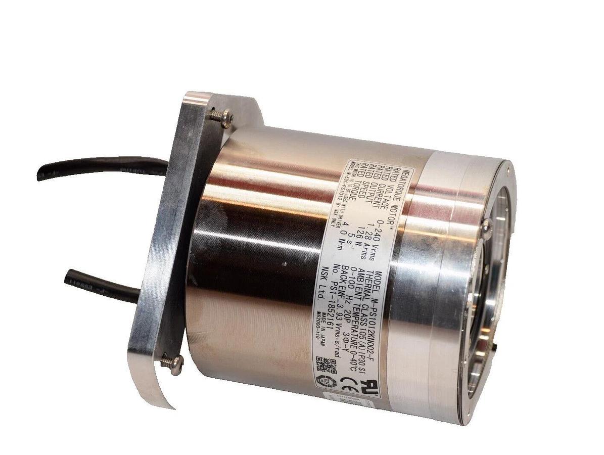 Used NSK Megatorque Motor M-PS1012KN002-F MPS1012KN002F 0-240v PS1-1852161 4Nm 126w