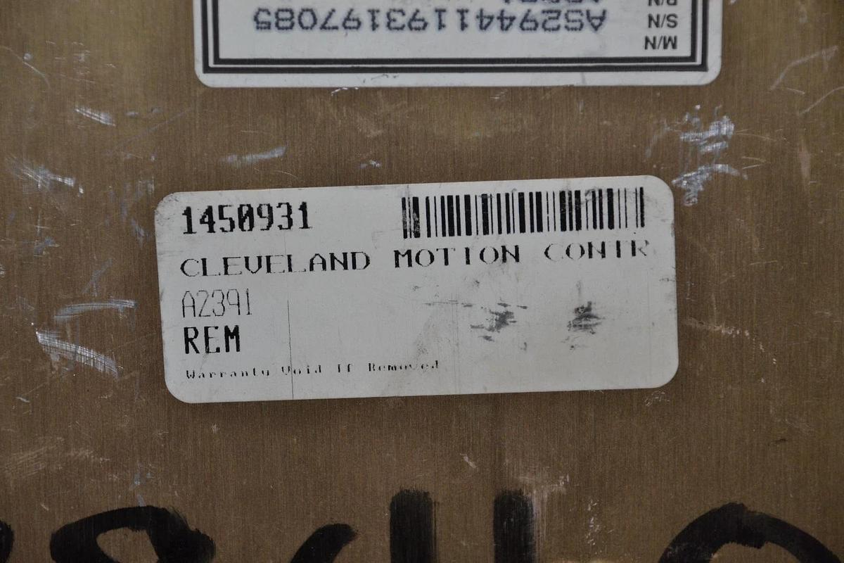 Used CLEVELAND MOTION CONTROL A2391 AS29441193197085 REV F-2 SERVO DRIVE