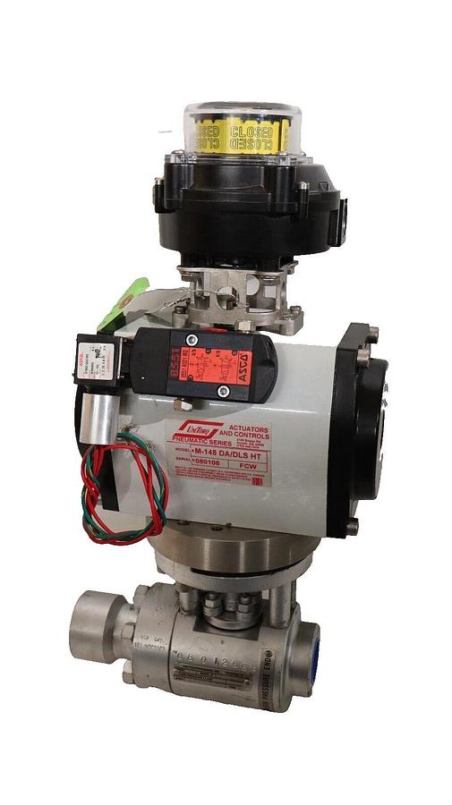(NEW) UNITORQ M-148 DA/DLS HT Actuator W/Valve B8L1-SW-STD & 8551 A001 MS size 1