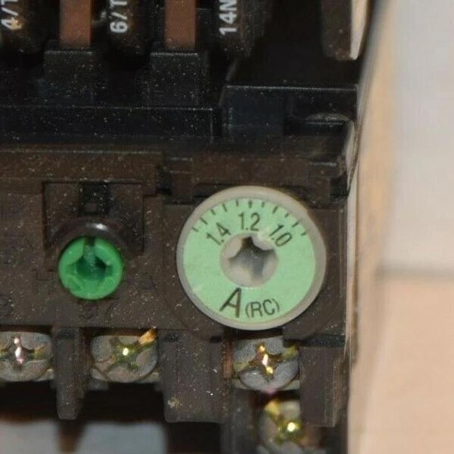 Used MATSUSHITA FC-15N STARTER W/ FT-15N RELAY 0.95A-1.45A 100-110V AC 50/60Hz COIL