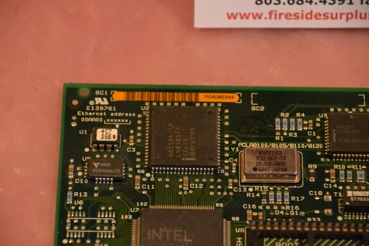 Used INTEL LAN ADAPTER CIRCUIT BOARD PB307708-004 PB307708 004 PB307708004 PO4085344