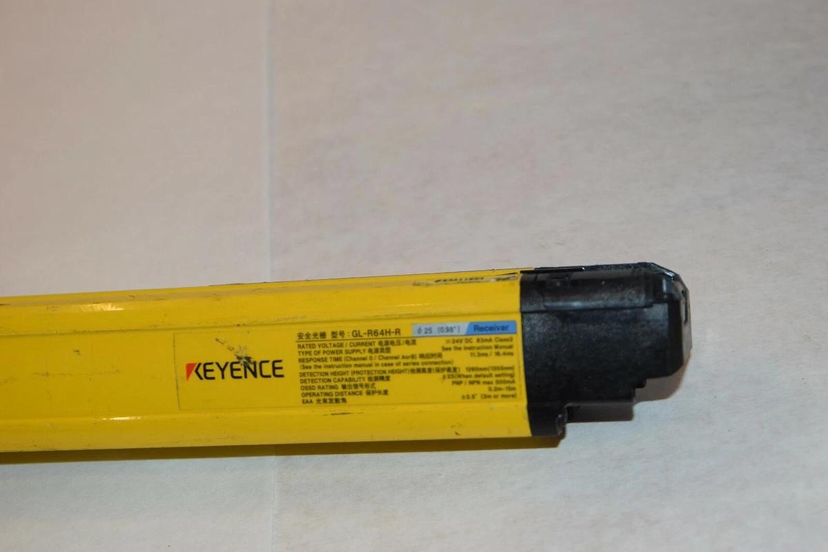 Used Keyence Light Curtain Receiver  GL-R64H-R  1260mm  GL-R64H R