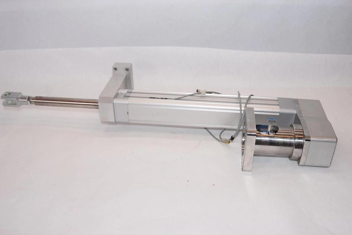 Used FESTO DNCE-40-200-BS-"12.7"P-Q Size 40 200 Stroke  Electric Piston Rod Cylinder