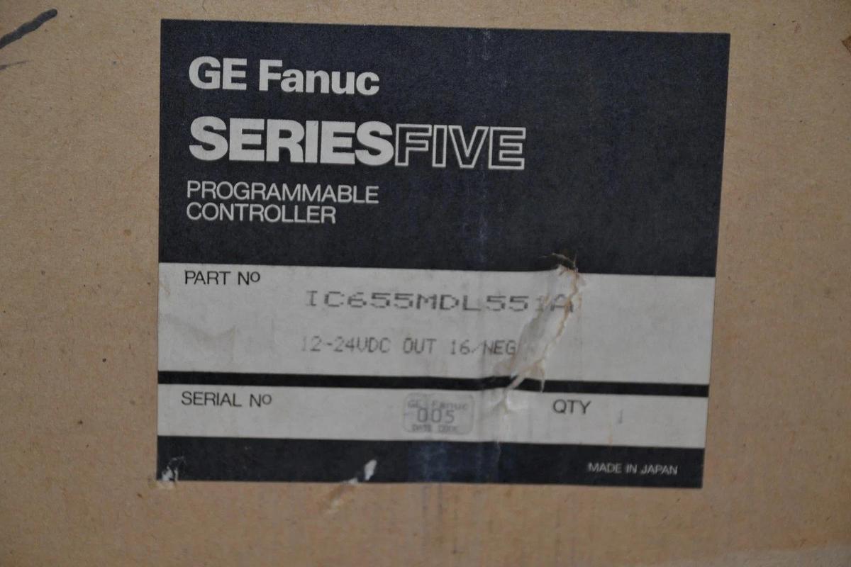 (New) GE Fanuc SeriesFIVE PLC IC655MDL551A 24vdc Output Module 16 circuits