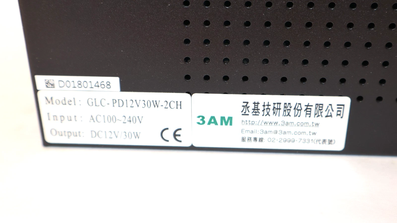 Used 3AM GLC-PD12V30W-2CH 100-240V ac LED Power Supply with Backlighting modules
