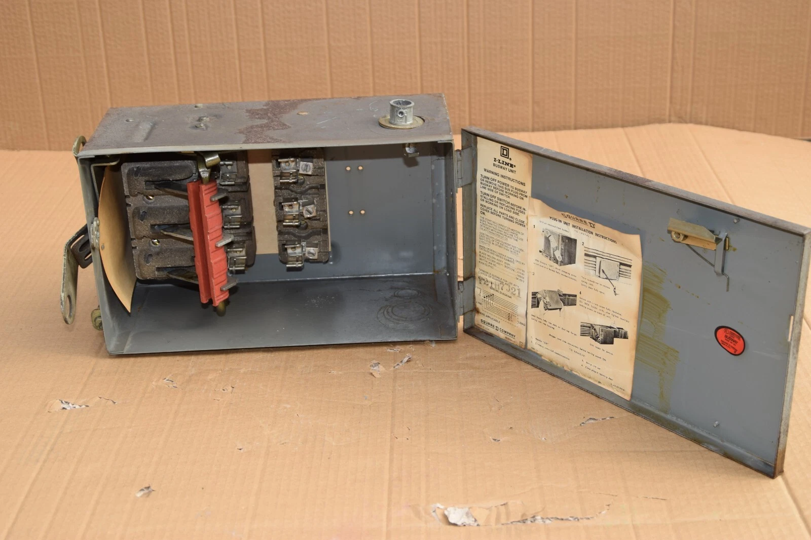 Used SQUARE D I-Line Busway Unit Switch PQ3206 PQ-3206 Ser 1 60A 60 Amp 3PH 3W 240V