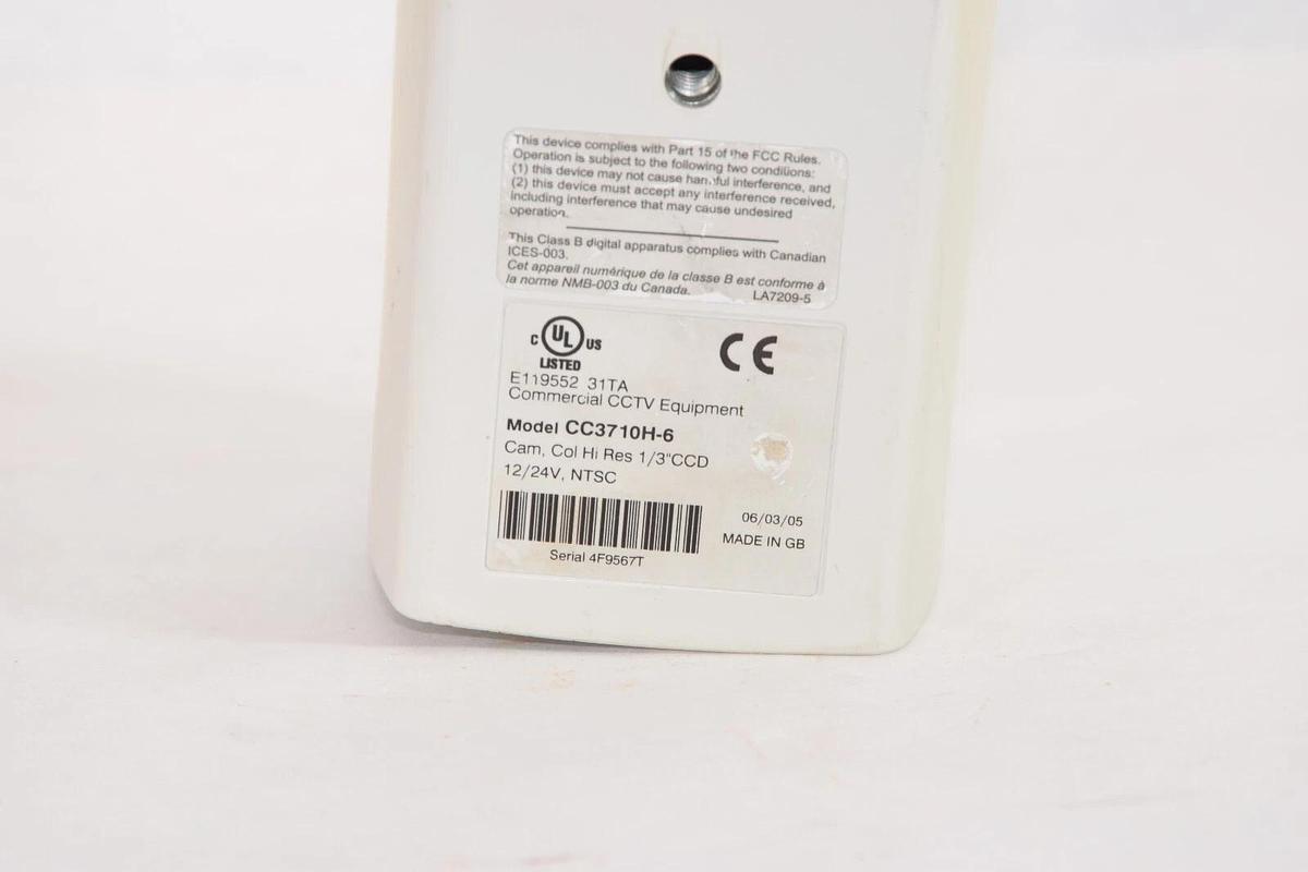 Used PELCO CC3710H-6 CC3710H6 1/3" CCD 12/24V CDSP Color CCD Camera