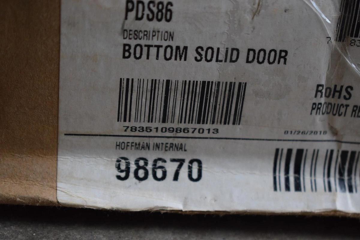 (NEW) HOFFMAN PDS86 23.27 x 30.2 x 0.69 PROLINE Bottom Enclosure Door