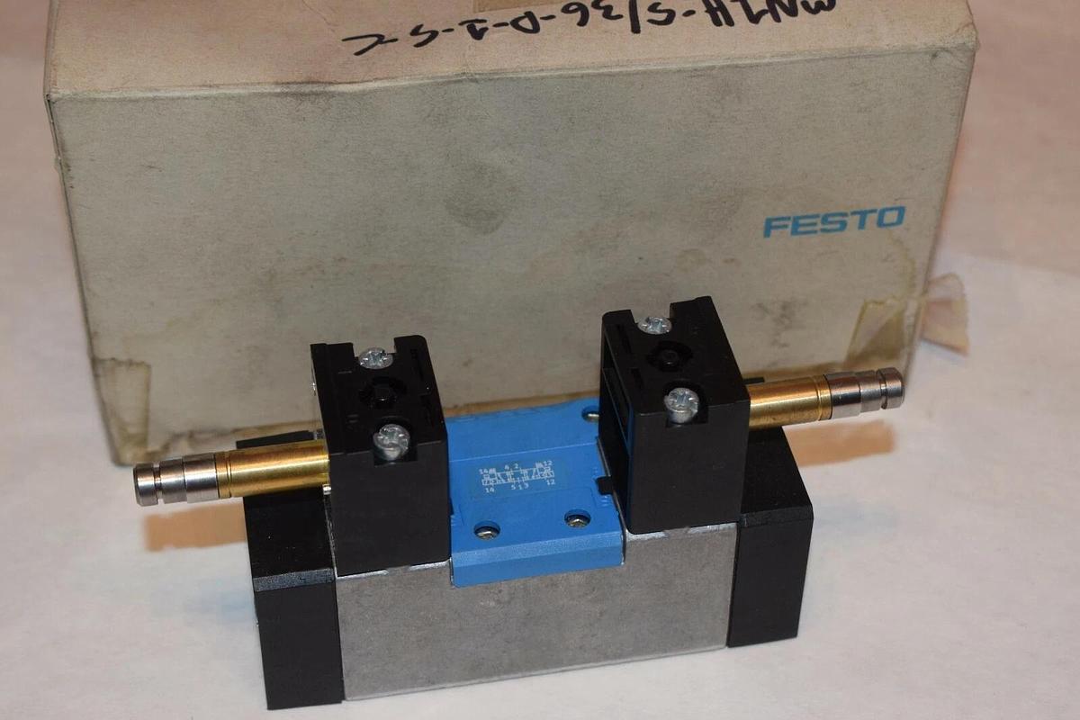 NEW FESTO MN1H-5/3G-D-1-S-C 3-10 BAR 40-145psi PNEUMATIC REGULATOR