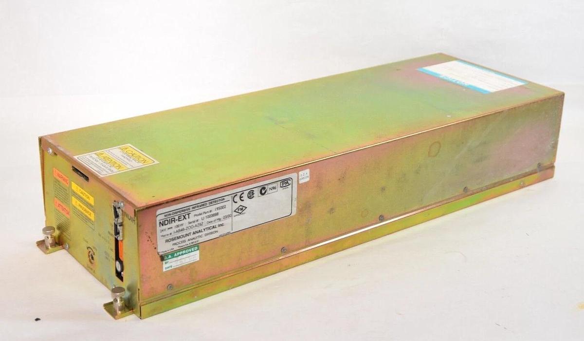 Used Rosemount Non Dispersive Infrared Detector NDIR-EXT 195002 I-AB46-ZOO-AZ9Z