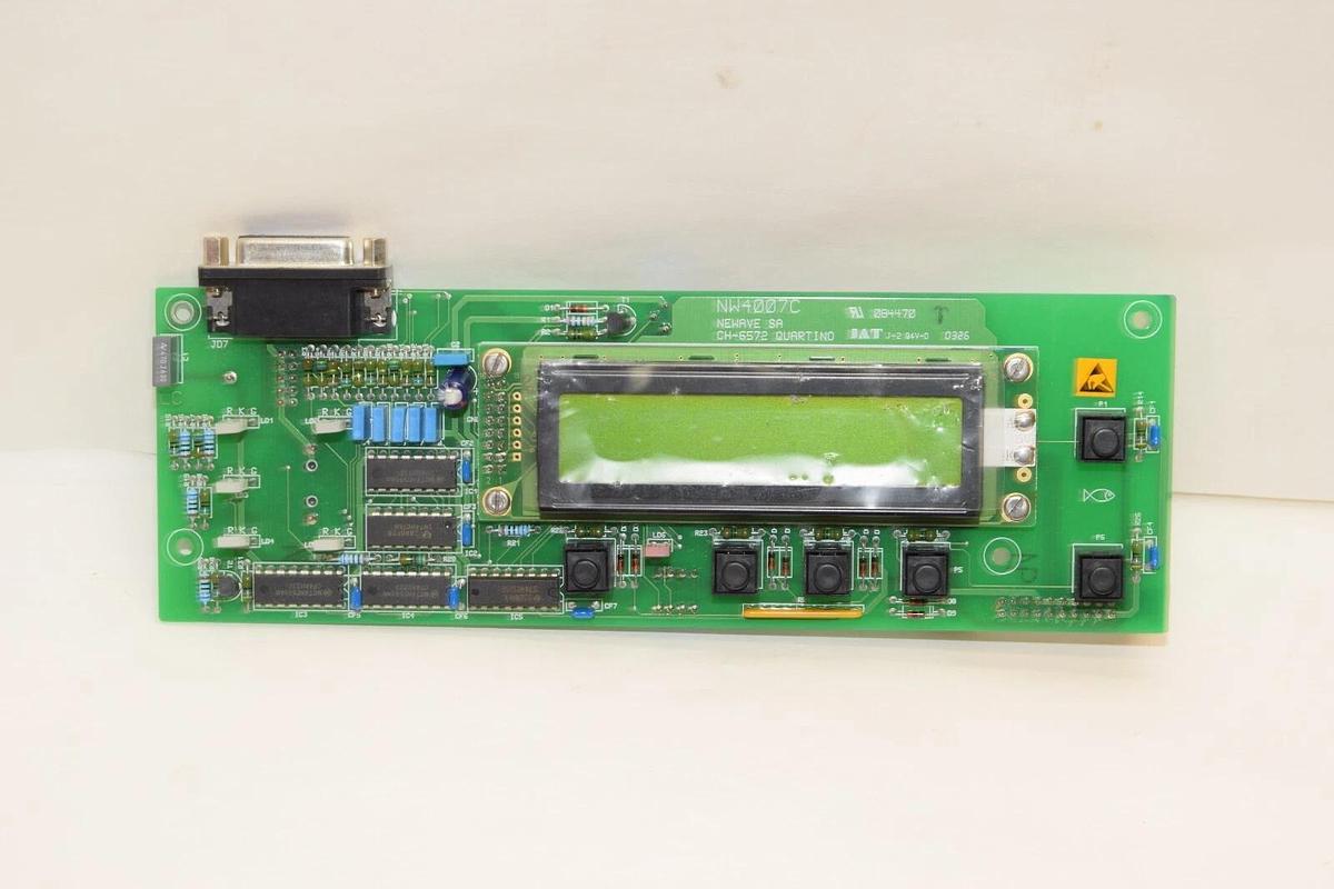 (NEW) EXIDE / NEWAVE NW4007C 37/03 CH-6572 Quartino Display PCB Board Assembly