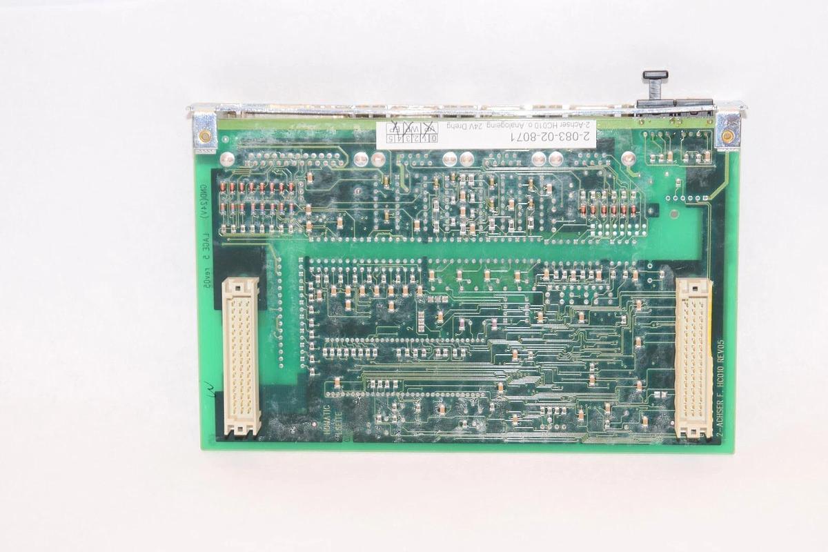 Used HOMATIC 2-083-02-8071 2-Achser F. HC010 Rev 05 Analog Control Card