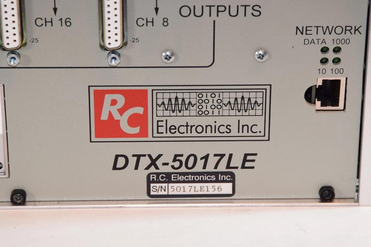 Used RC Electronics DTX-5017LE DTX-5017 64 Multi Mode Prog Channel Signal Conditioner