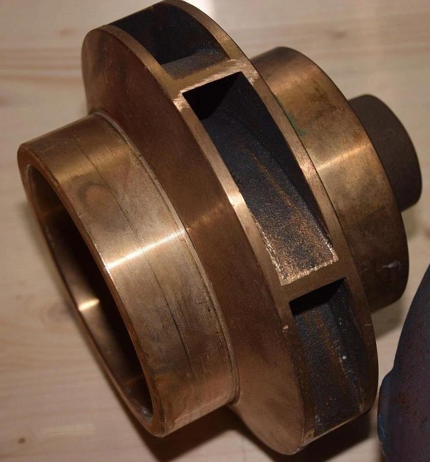 Goulds Industrial Brass Bronze Pump Impeller 1752 1624521 7.125  88680957-3