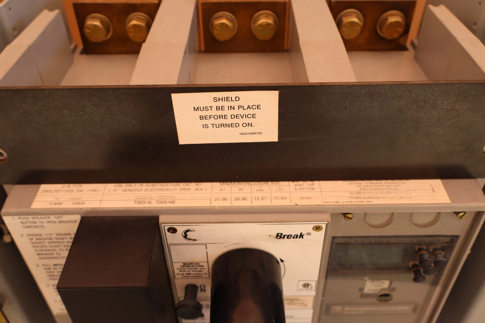 Used GE Power Break Breaker 1600 Amp 1600A TC1616TTHR C216LSHG Plug TR16B1000 1000a