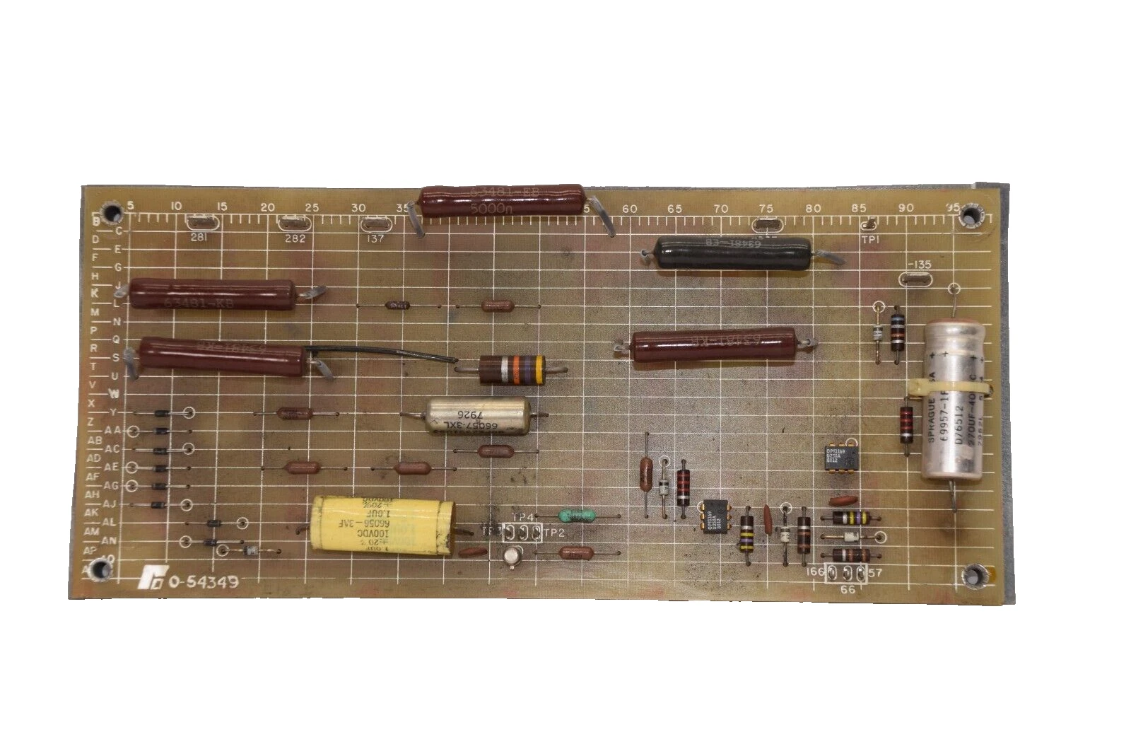Used RELIANCE ELECTRIC 0-54349 , 608822 60A , 60882260A Phase Sequencer Circuit Board