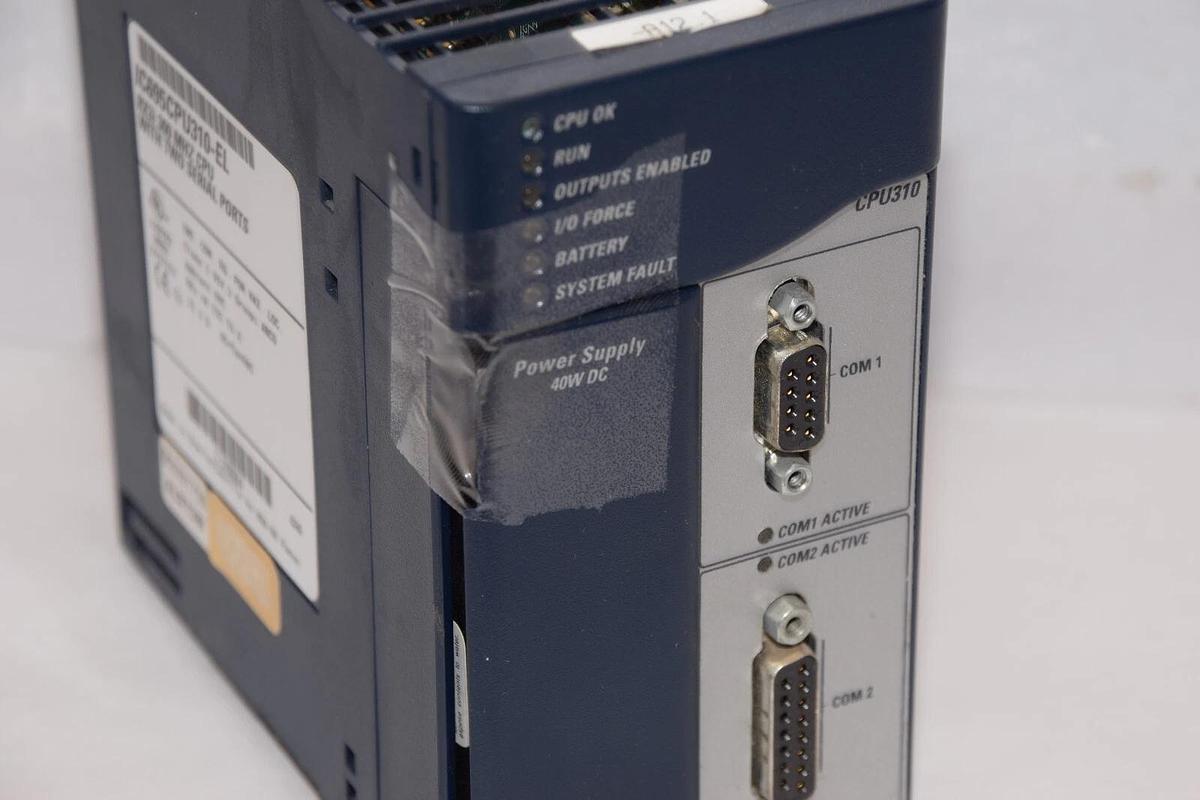 Used GE FANUC CPU Module IC695CPU310-EL RX3i 300Mhz With 2 Serial Ports CPU Module