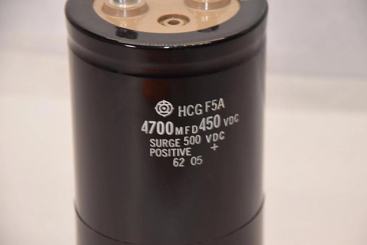 (NEW) HCG F5A 4700mfd 450Vdc Capacitor