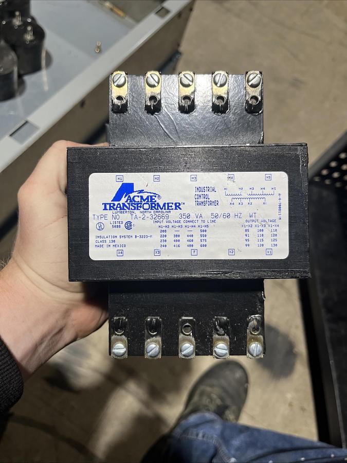 Used ACME TB-54524 TB54524 100Va 50/60Hz Transformer