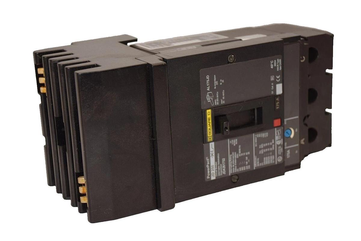 Refurbished Square D PowerPact Breaker JD250 JDA261752 JDA 261752 175a trip (NEW)