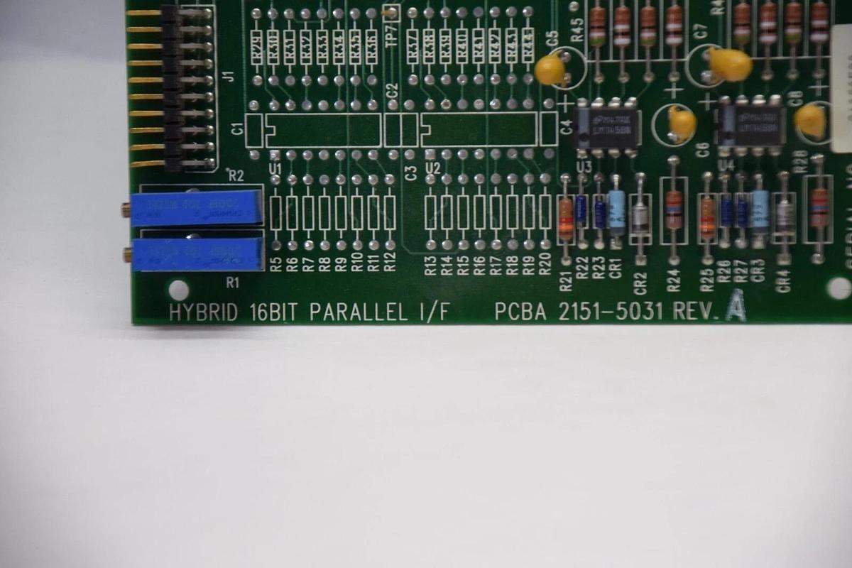 Used ADAC LABS 2151-5031 21515031 Rev A Hybrid 16Bit Parallel I/F Circuit Board Card