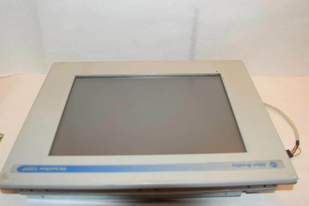 Used Allen Bradley VersaView 1200P touch screen  display front cover 130G025-21-300