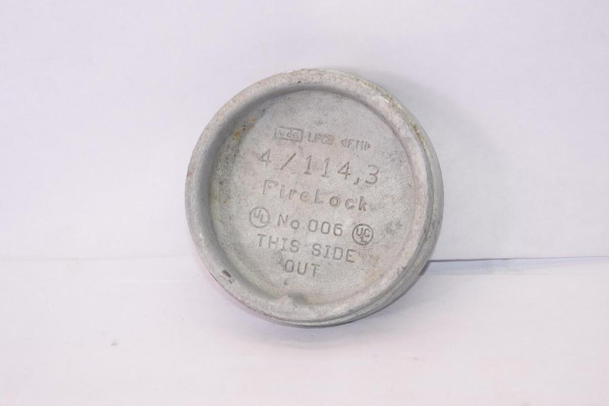 (NEW) VICTAULIC FireLock 114.3 4"4/114.3 NO. 006 Galvanized Cap