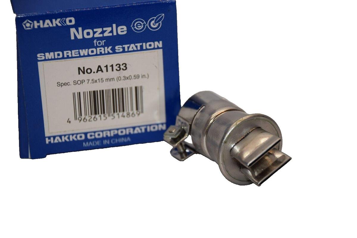 (NEW) HAKKO CORPORATION A1133 7.5x15mm Hot Air Desoldering Nozzle