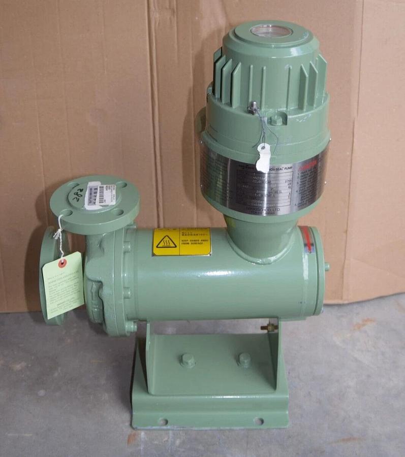 Nikkiso Non-Seal Pump HN21A-A1 HN21AA1 Head: 20m .8kw 440v 50 L/min (NEW)