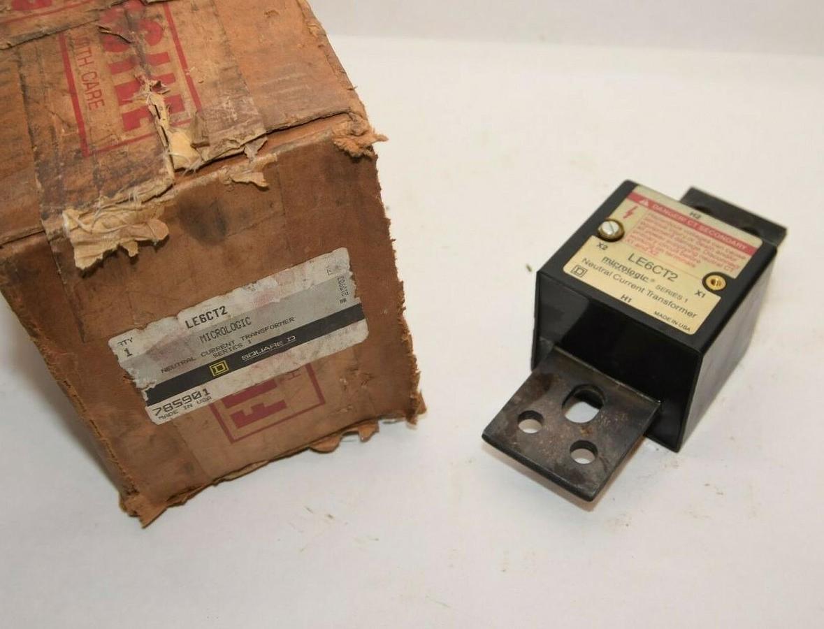 (NEW) SQUARE D LE6CT2 Micrologic Series 1 Neutral Current Transformer