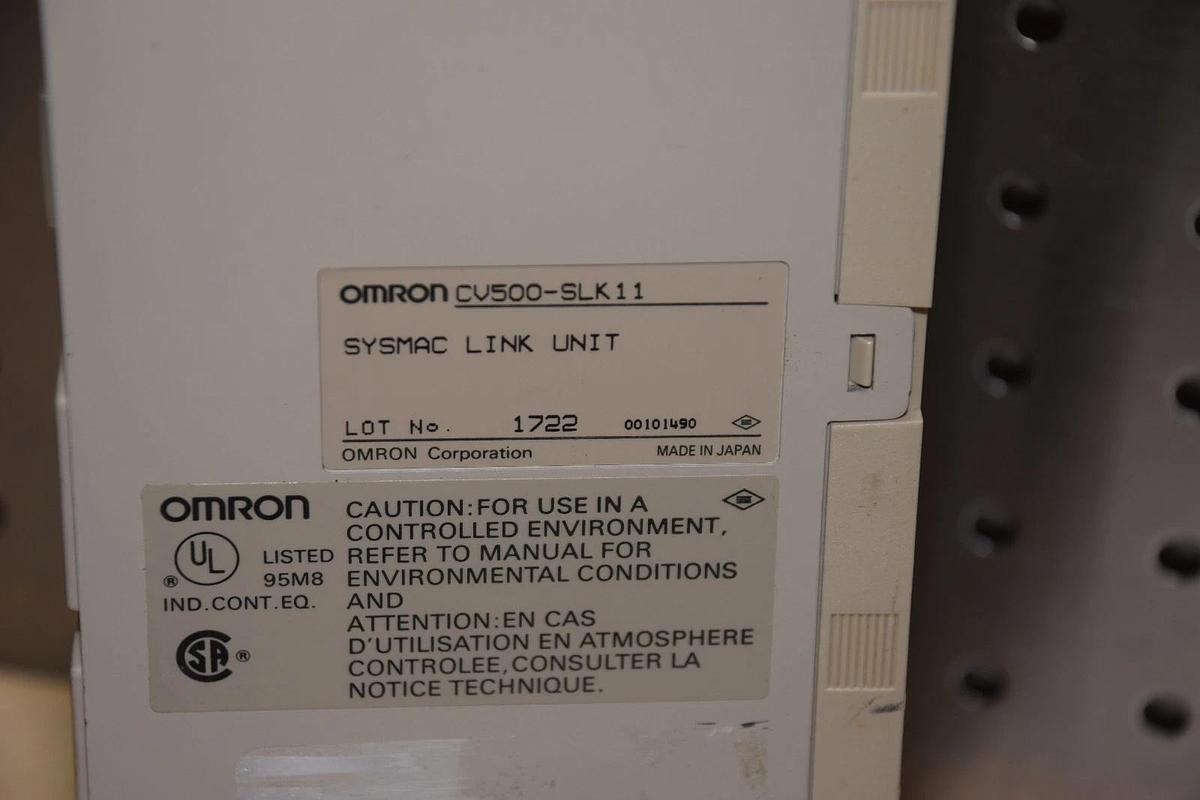 Used OMRON CV500-SLK11 CV500SLK11 SYSMAC LINK UNIT MISSING COVER
