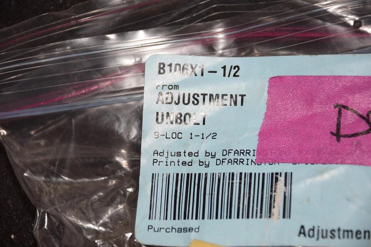 Used B-LOC B103 1-1/2" B106X1-1/2 LOCKING ASSEMBLY