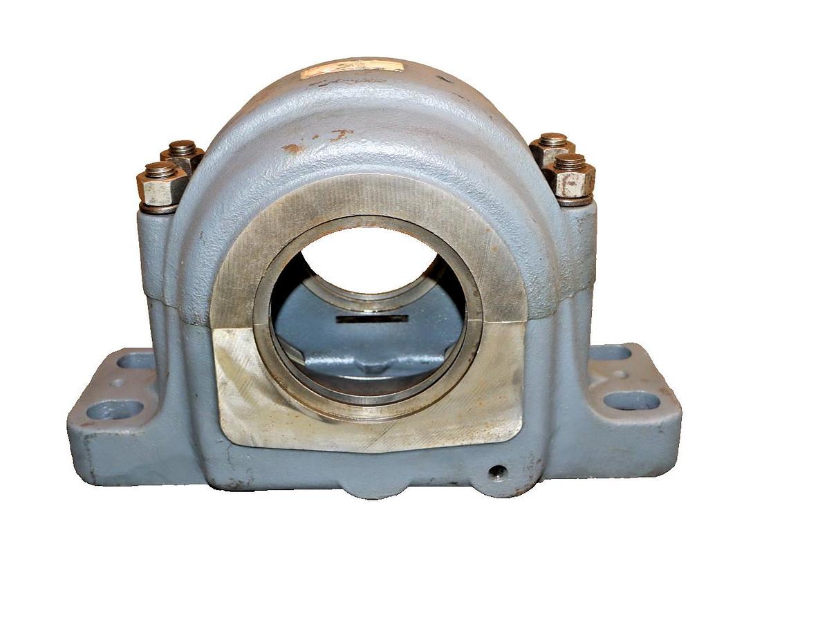 Refurbished Link-Belt Pillow Block HOUSING 4-Bolt 4-9/16" 4 9/16" Cast Iron (Refurbished)