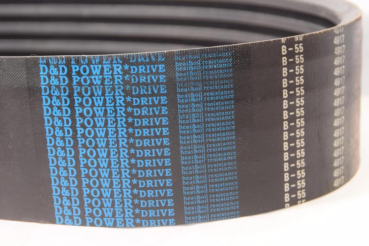 D&D POWER DRIVE 6-B55 6/B55 B55/06 B55/6 6 Rib Banded V-Belt (NEW)
