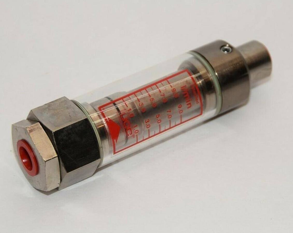 (NEW) UCC PARKER HANNIFIN Stainless Steel Flow Meter 1-9 l/m 1/4" NPT