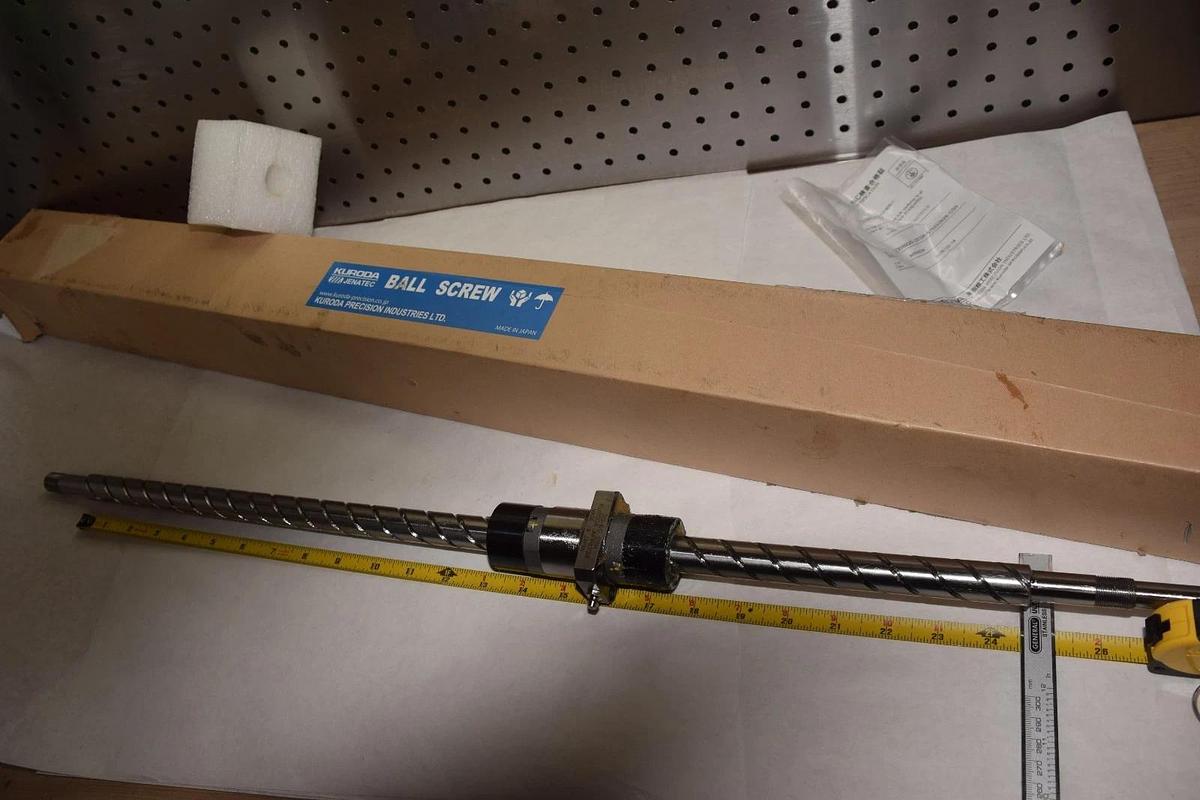 KURODA Ball Screw GZ2060QS-ZESR-0752-X0628-C5H 20-60 C5H  AFP4234 20mm 24.5" NEW