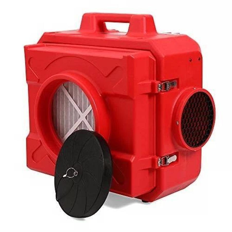 MOUNTO AF500  1/3Hp 500Cfm Industrial HEPA mold dust Air Scrubber Filtration Red