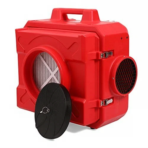 MOUNTO AF500 1/3Hp 500Cfm Industrial HEPA mold dust Air Scrubber Filtration Red