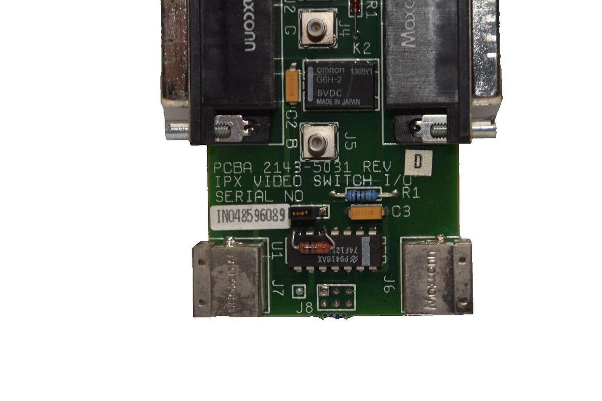 Used ADAC LABS 2143-5031 , IN048596089 IPX Video Switch I/O Board / Card