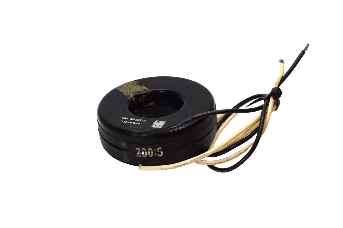 Used BROWNELL ELECTRO INC. 5RL-201 200:5 600V Current Transformer