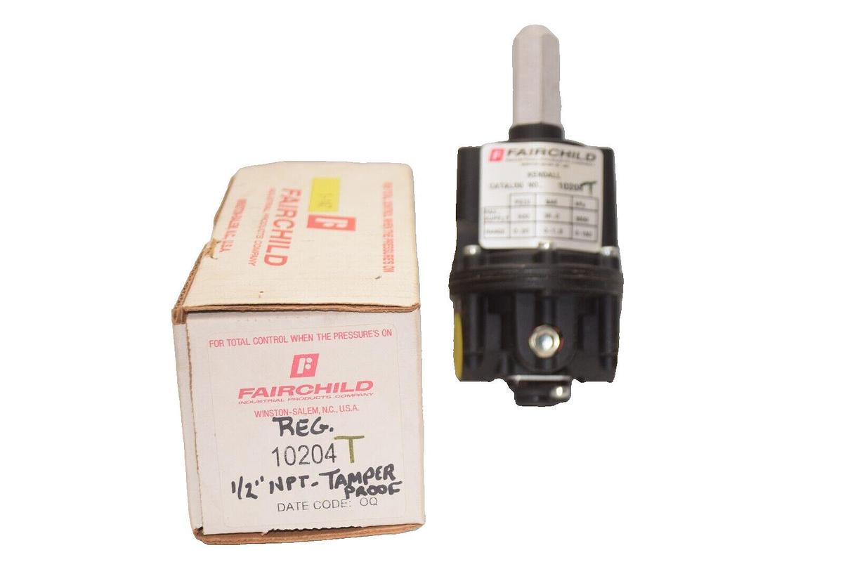 (NEW) FAIRCHILD 10204T 500psig 35bar 3500kPa Pneumatic Pressure Regulator