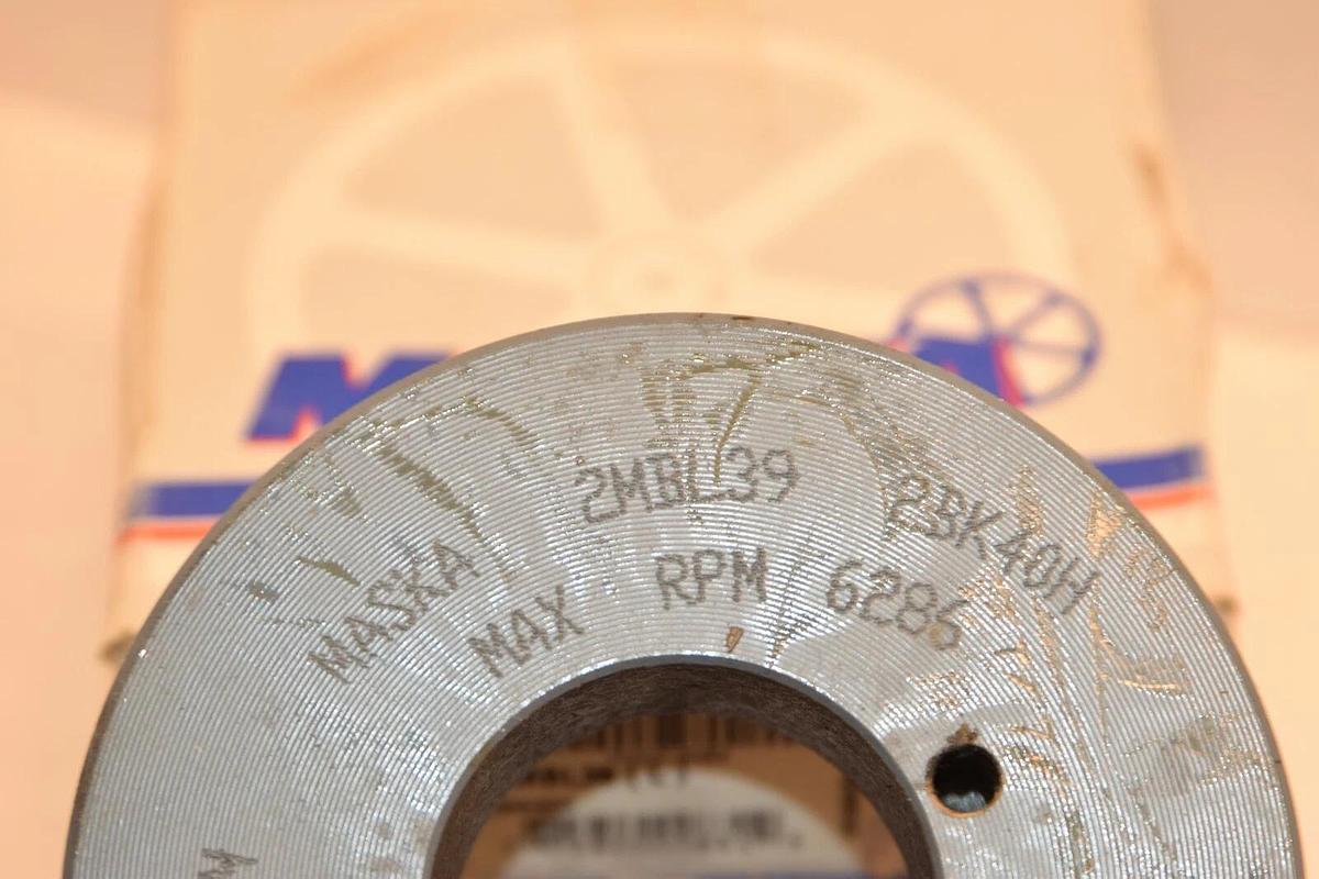 (NEW) MASKA 2MBL39 2BK40H 2 Belt Pulley Sheave