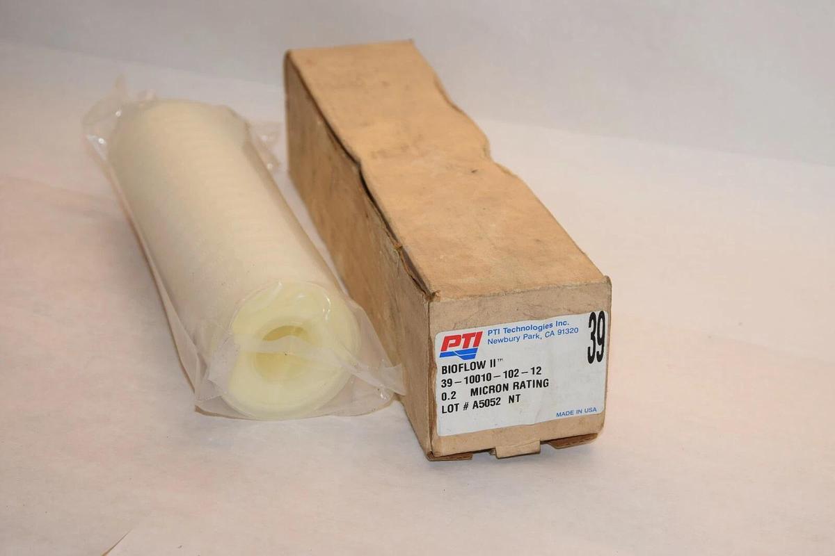 (NEW) PTI 39-10010-102-12 0.2 Micron Ratiting BioFlow II Filter