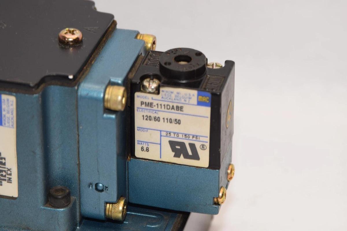 (NEW) MAC VALVES 6511B-111-PM-111DA 150psi Solenoid Valve
