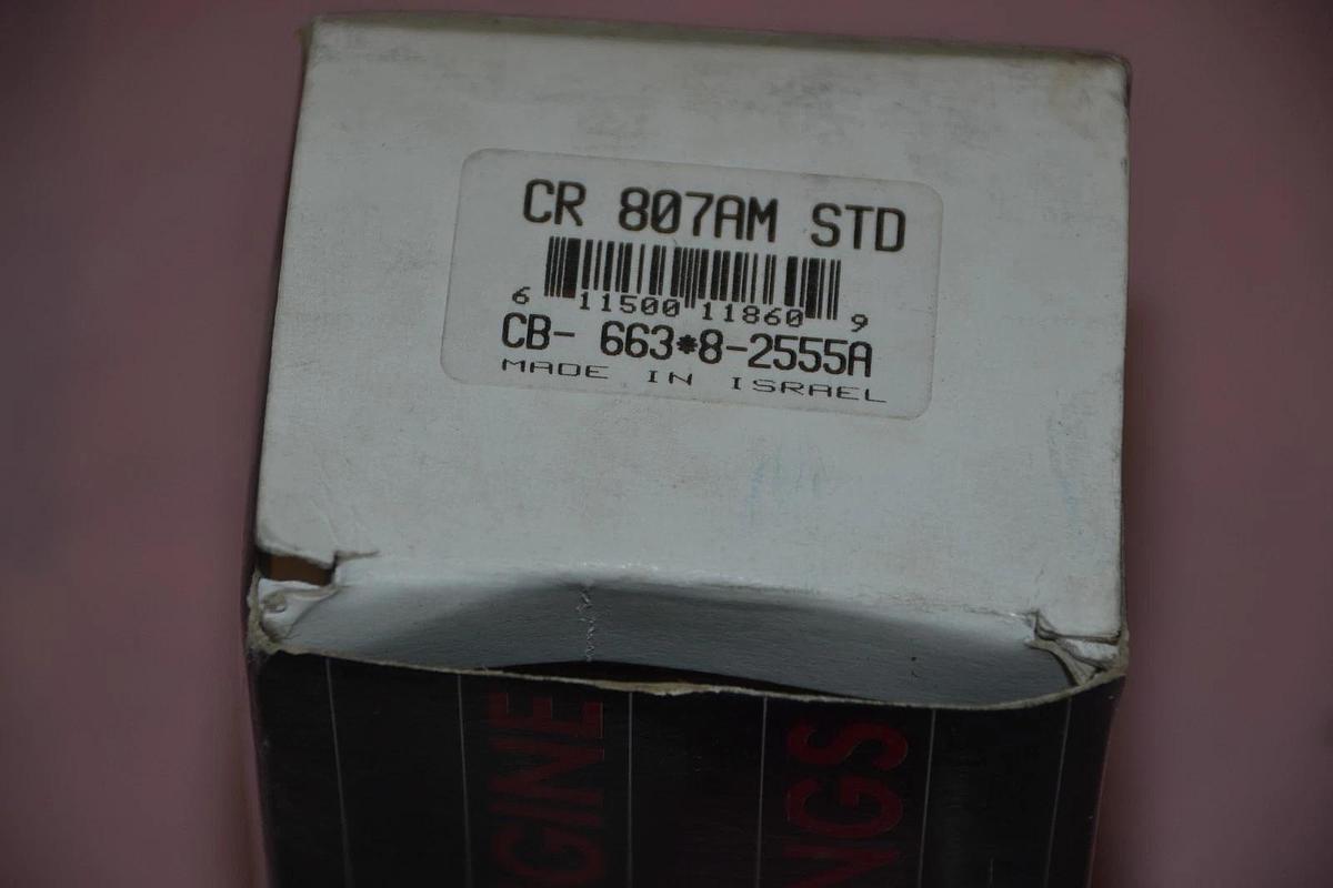 ENGINE SMALL BLOCK ROD BEARINGS CHEVY CONNECTING BEARINGS CR 807AM STD NEW